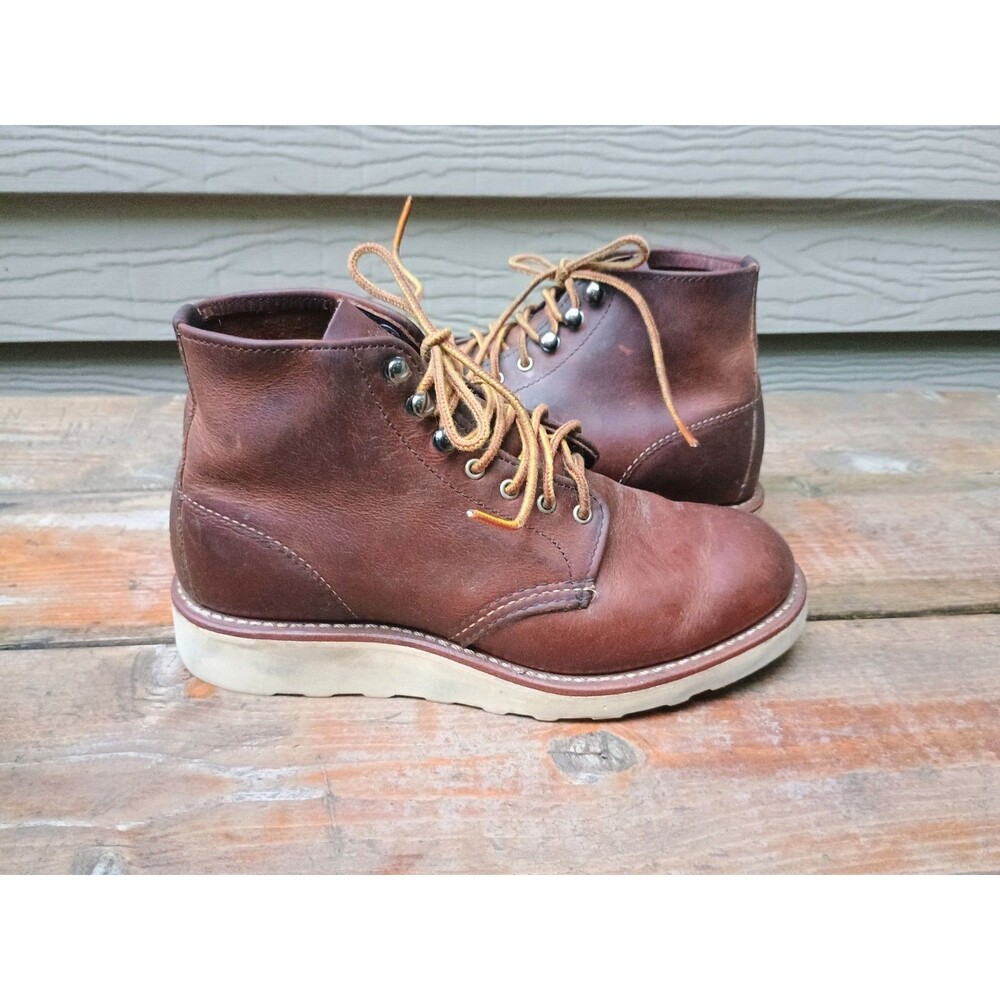 Red Wing 3451 Heritage Women’s Size 6.5 B Brown Leather Round Toe Work Boots